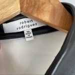 Robert Rodriguez NWT  Silk Leather Trim Button Down Photo 4