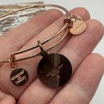 ALEX AND ANI Cherub Color Infusion Charm Bangle Shiny Rose Gold Photo 3