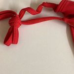 Beach Joy Size Medium Red Rose & Ruffle Side Tie Bikini Bottom. New Without Tags Photo 4