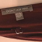 Don't Ask Why Don’t Ask Why Maroon Romper Photo 1