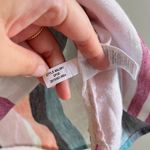 J.Crew 100% Linen Ruffle sleeve top mixed stripe Womens Size 2 Blouse Lightweight Photo 5