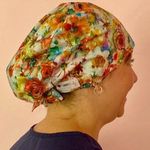 Floral Scrub Cap Multi Photo 2