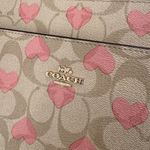 coach Laptop Sleeve In Signature With Heart Print cp374 Pink Photo 2