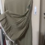 Southern Stitch  Peasant Embroidered Tunic Top Sage green sz XL flowy oversize Photo 4