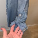 Vanilla Bay  blue casual lightweight button down shirt Photo 4