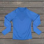 Patagonia Blue Capilene Performance Base Layer Long Sleeve Shirt Athletic Top Photo 0