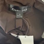 Line and Dot Carmela Twisted Faux Leather Maxi Skirt Brown Size Small Photo 3