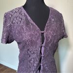 Miami  Francesca’s Purple Lace Overlay Mini Dress Photo 2