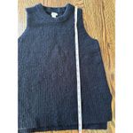 J Crew Womens Merino Wool Cotton Blend Knit Sweater Vest Size Small Black Tank Photo 3