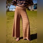 Free People NWT Allyson Striped Pants Shop All free-est In Maple Combo Photo 1
