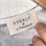 Everly by Francescas Gray And White Zip Up Tank Photo 2