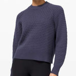 Lululemon  Texture Play Crew Sweater Size XL/XXL - Cadet Blue Photo 0