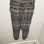 American Rag  Strapless Jumpsuit Black White Geo Photo 3