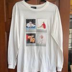 Forever 21 Marilyn Monroe by  White Graphic Long Sleeve Shirt S Photo 0