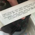 ZARA  Women's Black Ruffle Floral Swiss Dot Long Sleeve Dress Small Photo 7