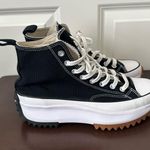 Converse Unisex Run Star Hike Black and White Canvas Platform Shoe M 7.5/W 9 Photo 0