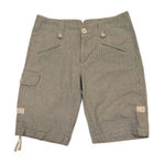 Women's Striped Cargo Shorts Multicolor Size 6 Blue Photo 0