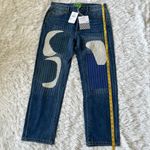 Free People Sandrine Rose by Free Peaople Harem Patch Jeans Medium wash size 26 Photo 7