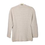 Vince Fitted Ribbed Cardigan in Winter White Wool Yak Long Sleeve Women's XS Photo 2