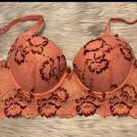 Daisy Fuentes  Pink Floral Lace Push Up Bra Photo 2