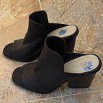 1. State 🌟⭐️ Fernán Black Leather Open Toe Mules Sz8.5M Photo 1