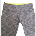 Lululemon 2015 WUNDER UNDER Crop II Diamond Jacquard Space Dye Slate Crop Pant Photo 0