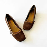 Naturalizer  Women’s Size 8.5 Brown Suede Square Toe Pump Office Career‎ Comfort Photo 4
