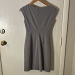 Sandra Darren Sleeveless Gray Dress With Large Bow 4P Corporate Siren Coquette Photo 1