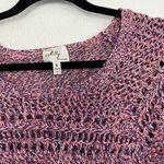 Milly  April Knits Claudia Melange Pullover Sweater in Multi Small Photo 2