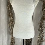 Apt. 9  Women’s‎ Small White Sequin Tank Top - Glam Chic Style Floral  Festival Photo 2