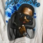 Pop Smoke Rap Tee Small S White Graphic Photo 4
