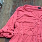 Torrid Coral Button-Down Dress w/ Roll Up Sleeves size 4X Photo 1