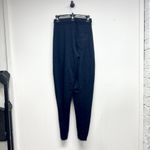 Nanushka Womens Navy Blue Tie Waisted Ylia Knitted Track Pant Size Small Photo 2