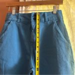 Everlane The Organic Straight-Leg Pant Cropped Blue Double Button NEW Size 4 Photo 6