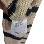 Brandy Melville  crew neck striped cream sweater Photo 2