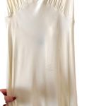 LIONESS ‎ Practical Magic Satin Maxi Dress Light Yellow Medium Photo 4