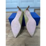 Stuart Weitzman  Anny 70 Heel Gold Noir Fabric Upper Size 7 NIB Stylish Dressy Photo 10