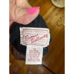 Vintage 80s Ronnie Salloway Cardigan Animal Print Elephant Knit Boho Sweater XL Brown Photo 3