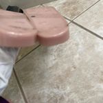 Melissa  babe Sweet Love Bow Slide Sandals Women's Size 9 Pink Jelly Bow Flats Photo 6