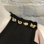 Ted Baker Sz 1 US 4 BOLTY Black/Blush Draped Dress Photo 2