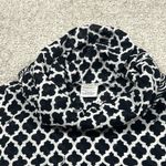 Gretchen Scott  Top Womens XS Cowl Funnel Neck Tunic Black White Lightweight Photo 1
