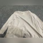 Breckenridge Cream Floral Embroidery button up long sleeve cardigan XL Photo 9