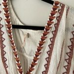 Free People  Saffron Embroidered Tunic Top Photo 3