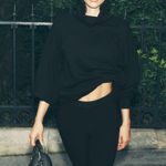 Alo Yoga Hazy Mock Neck Pullover Black XS Photo 8