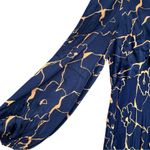 ASTR the Label size Small Navy Print Maxi Dress Abstract Floral Print Photo 2