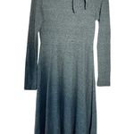 ZARA Heather Green Soft Knit Sweater Dress With Bow size M NWT Photo 5