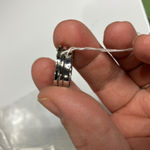 Brosway Symphonia ring stack of 3 silver sainless steel new women's size 9 Photo 4