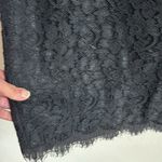 Diane Von Furstenberg  Scotia Lace Black Zipper Skirt Sz 6 Photo 7