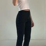 Content Vintage 90s Rhinestone Boot Cut Pants Black Size 0 Photo 0