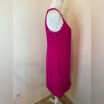 Trina Turk vibrant pink ruffle dress size S Photo 5